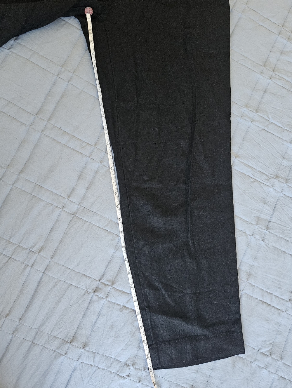 NWT Old Navy Linen Blend Black Pants High Elastic Waist Size S - Picture 9 of 12